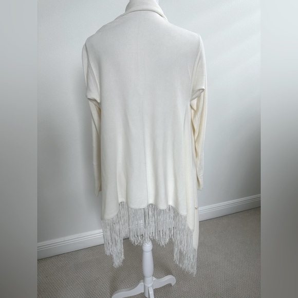 Filomena Fernandez Fringed Sweater/Jacket, Size S/M - Picture 2 of 12